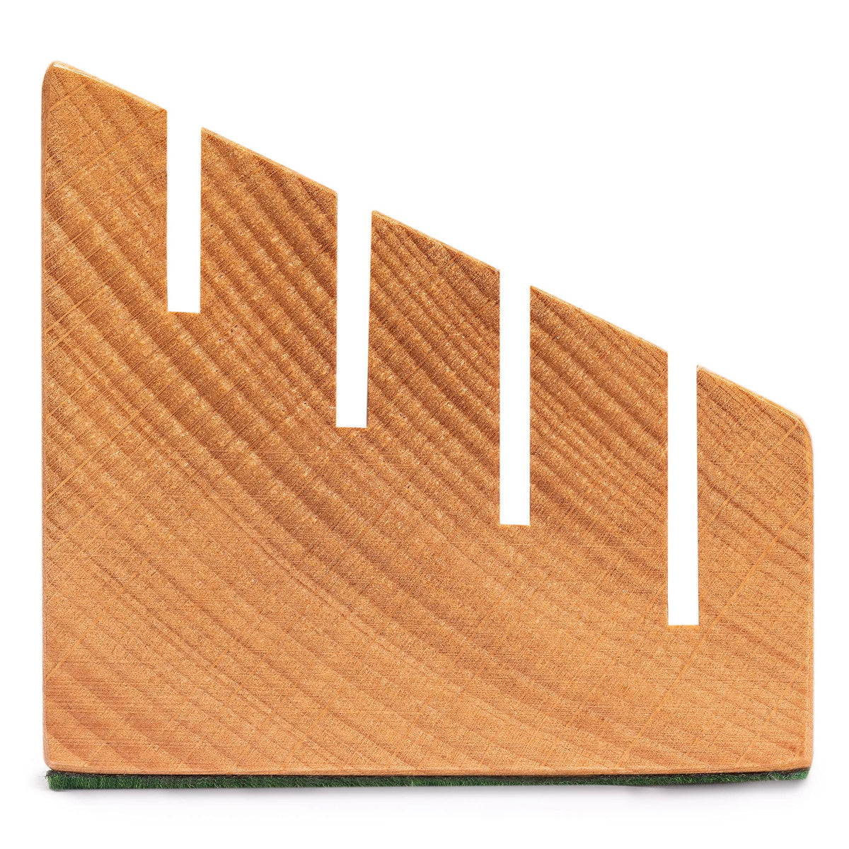 Yellow Mountain Imports card holders with ascending rows enable quick hand scanning