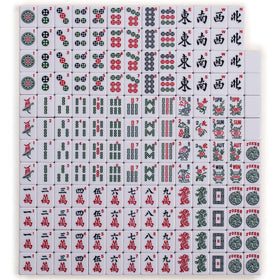 Yellow Mountain Imports Huntington dragon winds and flowers tiles for varied game play