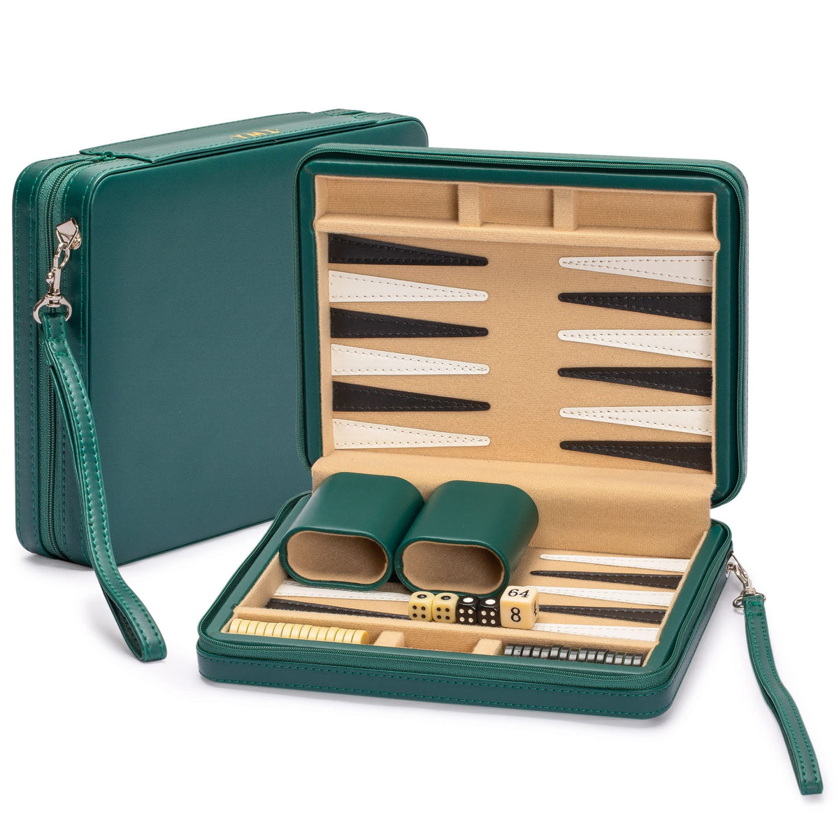 Yellow Mountain Imports Izmir travel backgammon closed board for portable strategy on trips