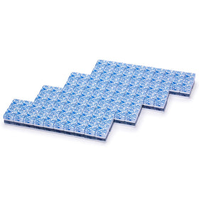Yellow Mountain Imports tiles close-up shows scratch-resistant acrylic surface for lasting use.