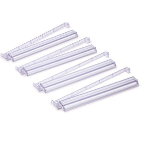 Yellow Mountain Imports clear racks on table showing 15.7-inch tile space