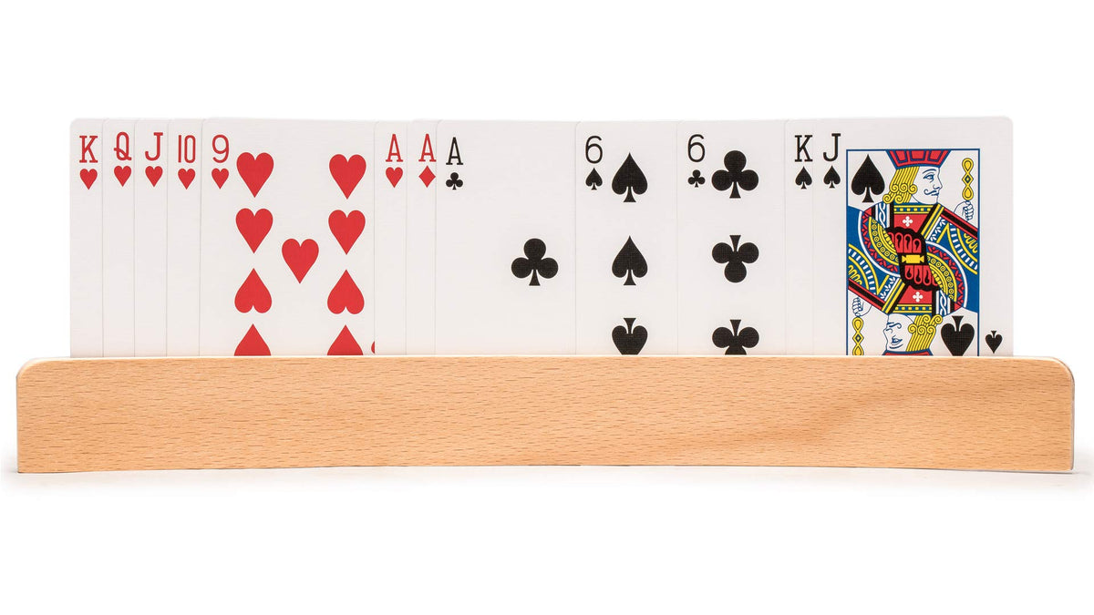 Timeless solid wood design enhances any game night