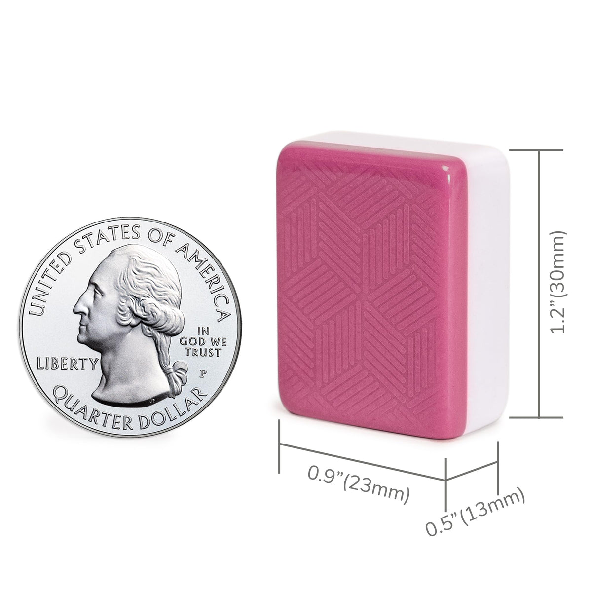 Pastel Wright Patterson coins provide colorful scoring cues.