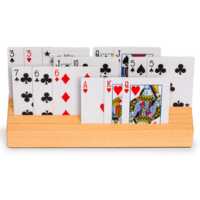 Yellow Mountain Imports card holders top view with ascending rows