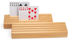 Yellow Mountain Imports card holders protect table surfaces during play