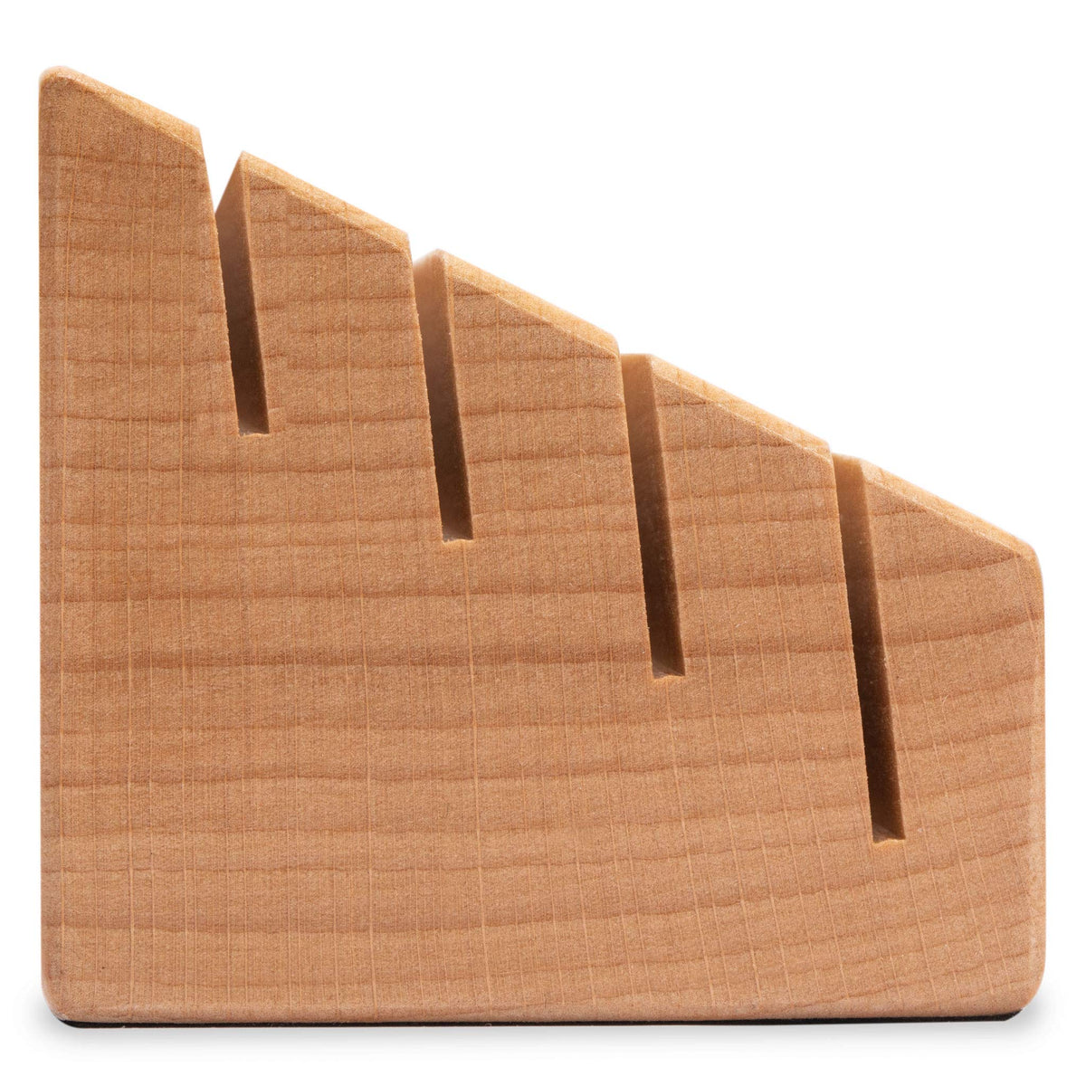 Yellow Mountain Imports beechwood card holders natural wood grain detail