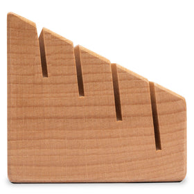 Yellow Mountain Imports beechwood card holders natural wood grain detail