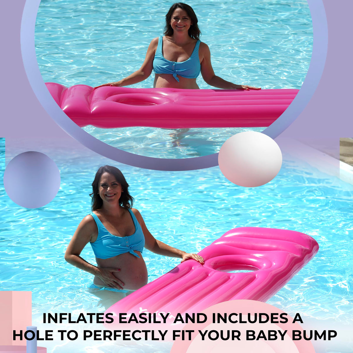 YellowIris easy-stow travel-friendly float that supports worry-free days.