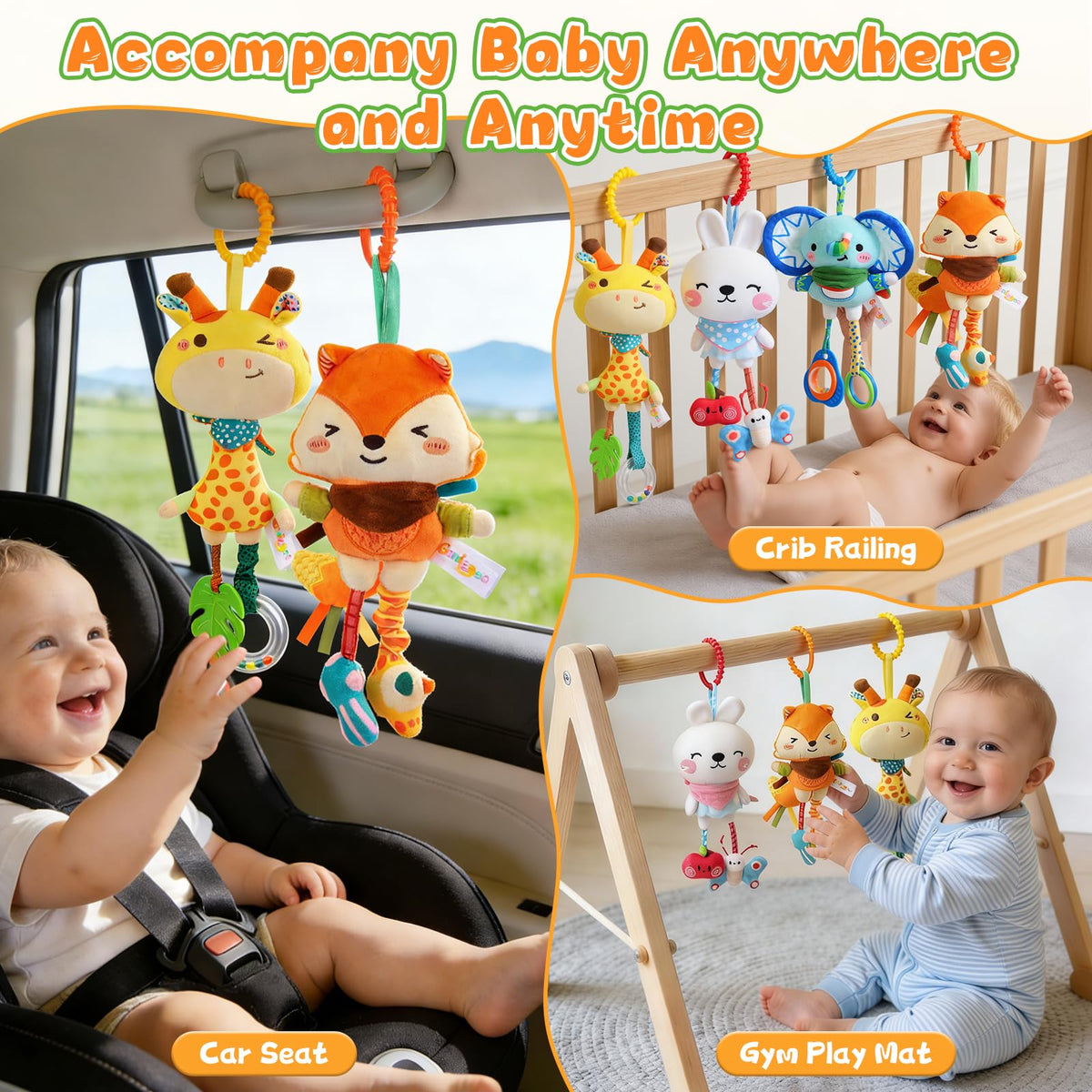 YELUFT colorful sensory set promoting color recognition and touch exploration.