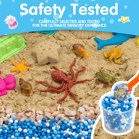 Yeonha Toys storage-friendly sensory box keeps all accessories neat and ready.