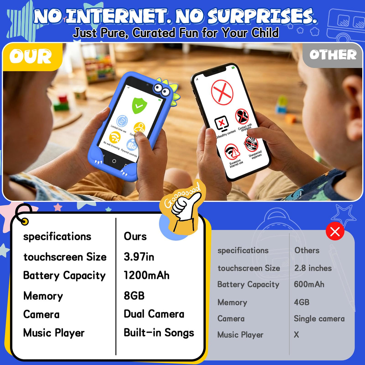 YEQOO S7 learning games collection stimulates curiosity and problem solving