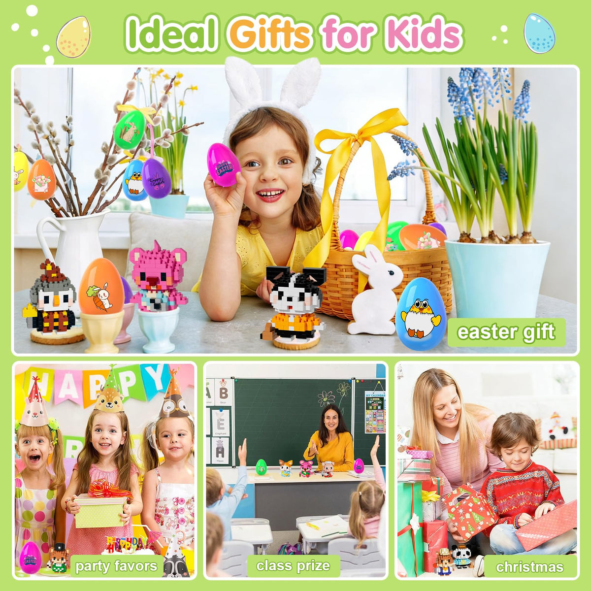 Yerloa classroom exchanges and Easter basket filler use