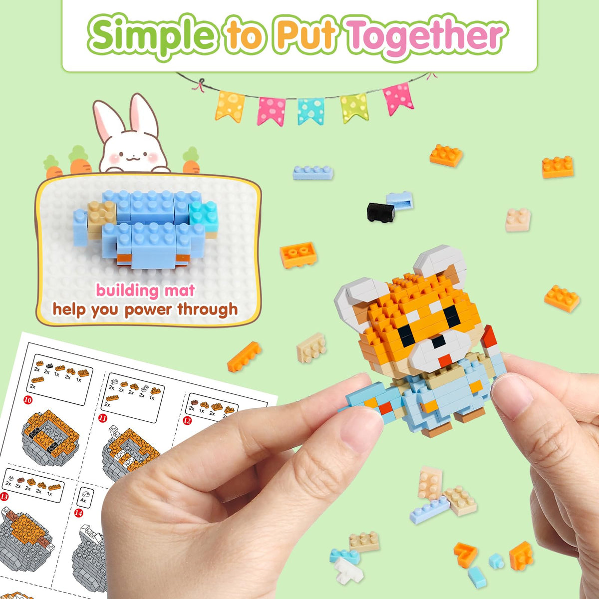 Yerloa non-toxic ABS blocks are odorless and safe for kids