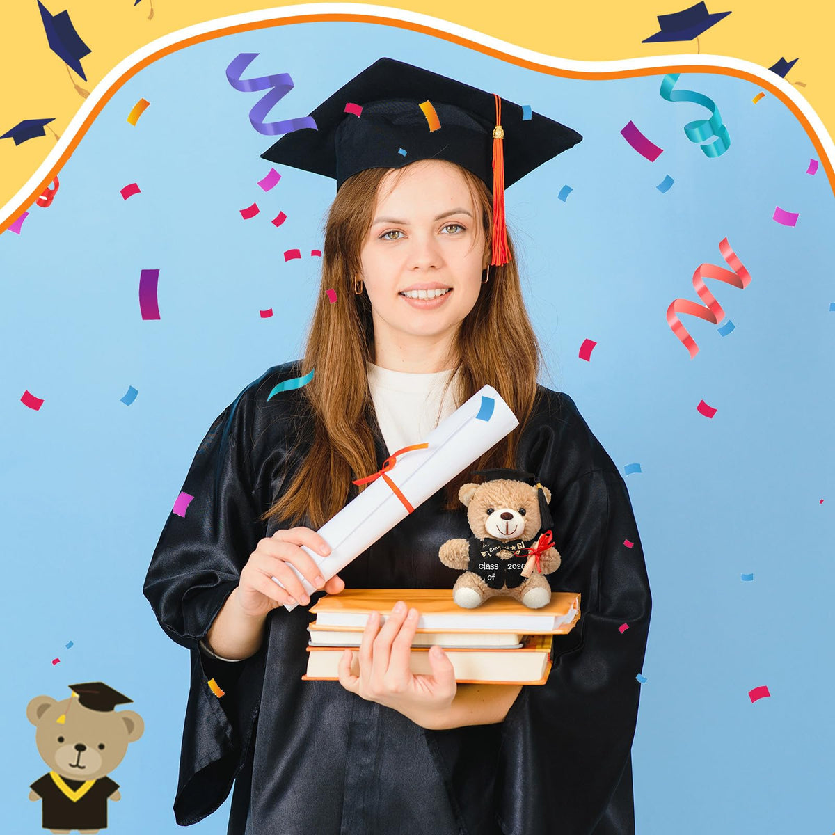Yesaior Class of 2026 gift bear, ideal for end-of-year celebrations.