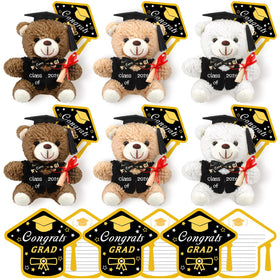 Yesaior graduation bear with cap, soft keepsake for milestone gifts.