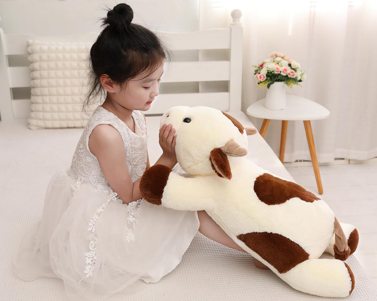 YESGIRL cow weighted plush bead distribution showcases safety-forward internal design
