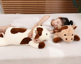 YESGIRL cow weighted plush care instructions aid quick recovery after unboxing