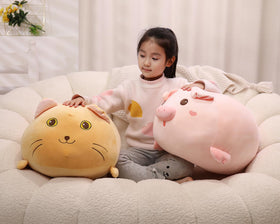 YESGIRL pig plush in a kid's room adds a friendly focal point.