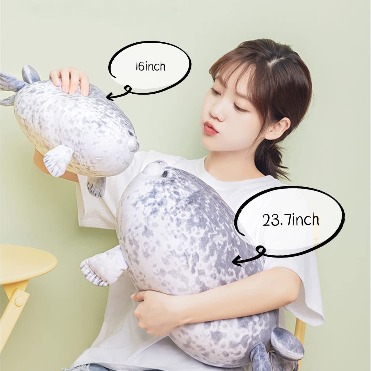 YESGIRL seal pillow soft material delivers cloudlike softness and durability