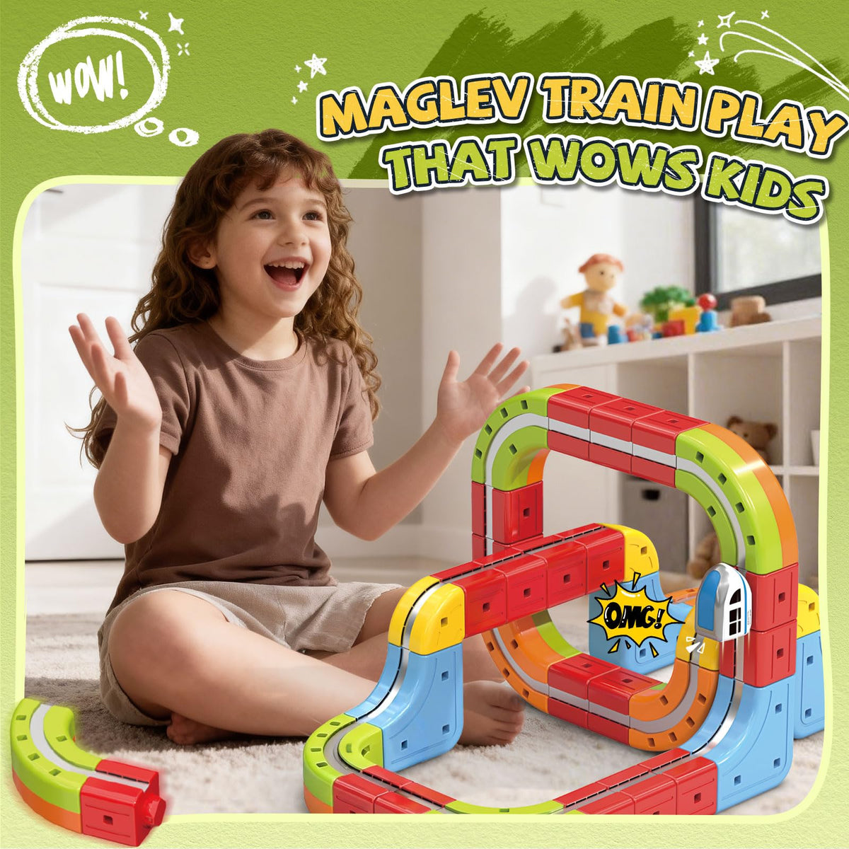 YESHIN bridge and loop track design invites imaginative routes and hands-on exploration