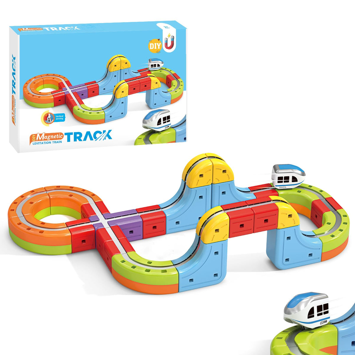 YESHIN electric train set parent-child play strengthens bonding through collaborative building.