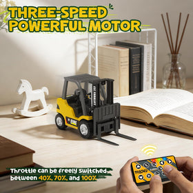 YESHIN forklift with LED lights and engine sounds for realistic ambience