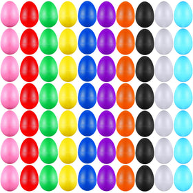 Yeshone egg shakers multicolor set—durable plastic, perfect for classroom rhythm activities.