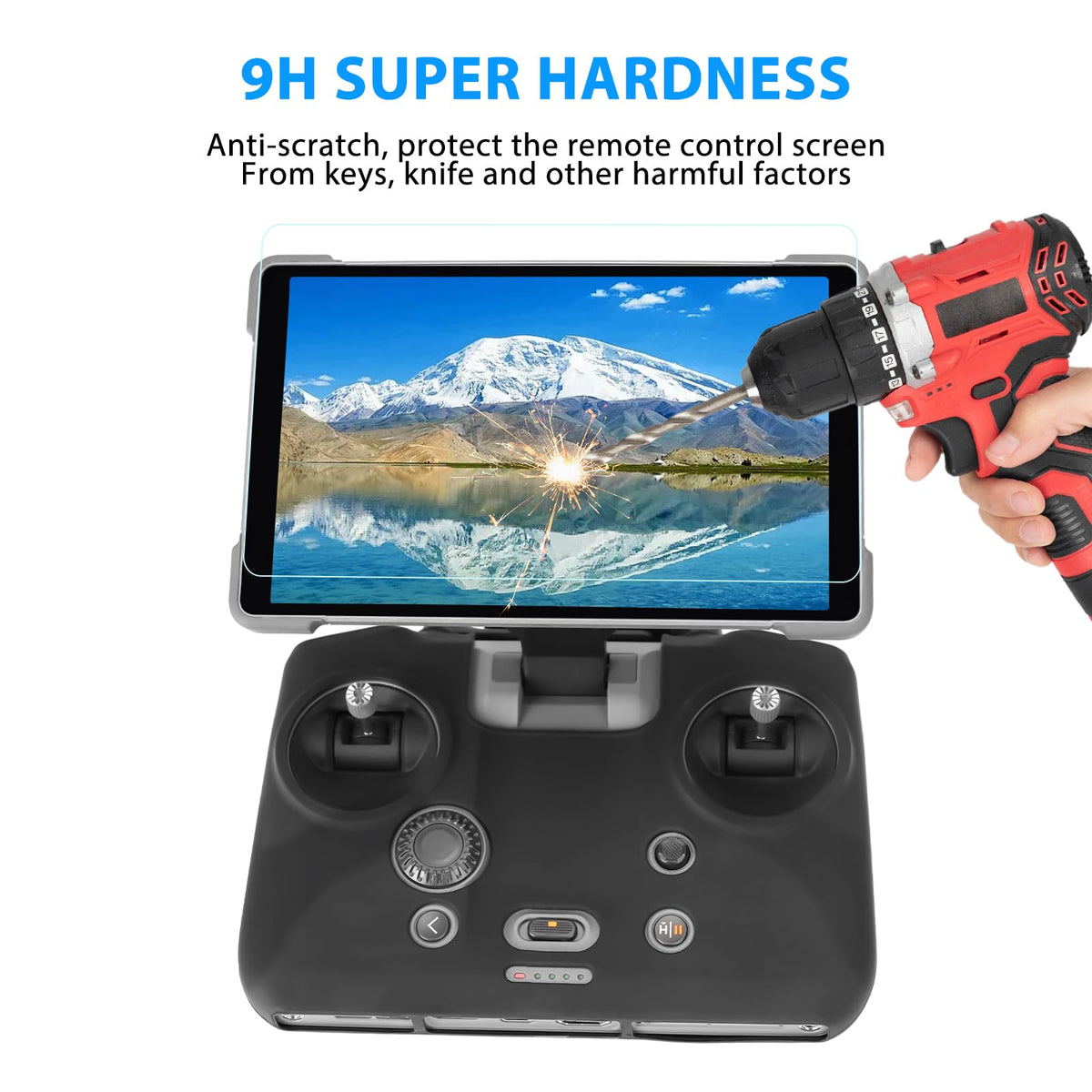 YETAMKR double-layer PU leather lanyard provides comfortable wear for DJI Mavic 4 RC Pro 2.