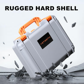 YETEETH case includes compartments for cables and propellers
