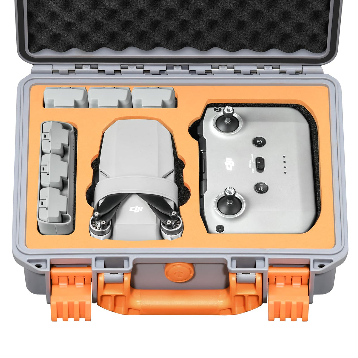 YETEETH DJI Mini 2 SE case exterior view highlights rugged waterproof shell