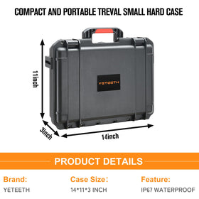 YETEETH RC2 controller fit in hard case ensures safe transport and ready operation.