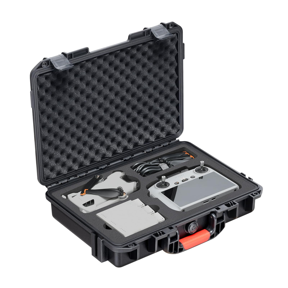 YETEETH waterproof hard case for DJI Mini 4 Pro protects gear on outdoor shoots.
