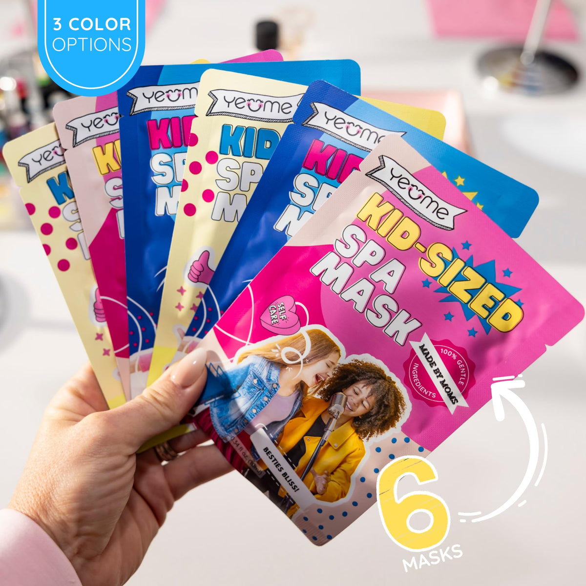 Yeüme self-care kit for kids promotes routine and calm moments.