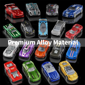 Yewkou 18-pack classic-car 164-scale die-cast for collectors
