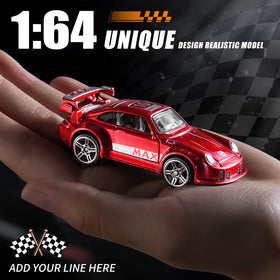 Yewkou 18-pack police-car 164-scale die-cast for role-play scenarios