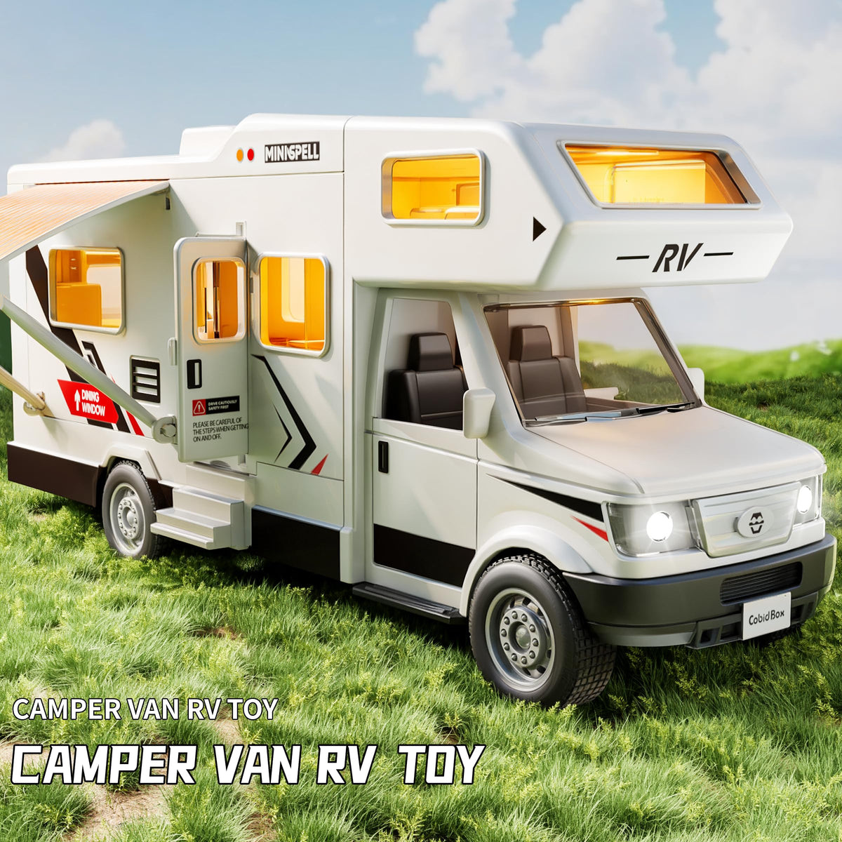 Yewkou Camper Van living room with sofa for cozy narratives.
