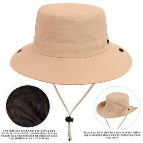 Yewong kids explorer hat with UPF 50+ protection