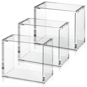 YEXEXINM booster box acrylic case in clear 5mm acrylic for clear visibility.