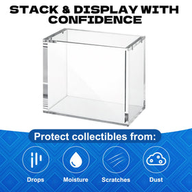YEXEXINM protective case blocks dust and humidity for booster boxes.