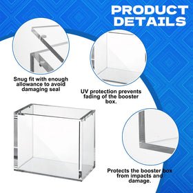 YEXEXINM stackable booster box display demonstrating space-saving design.