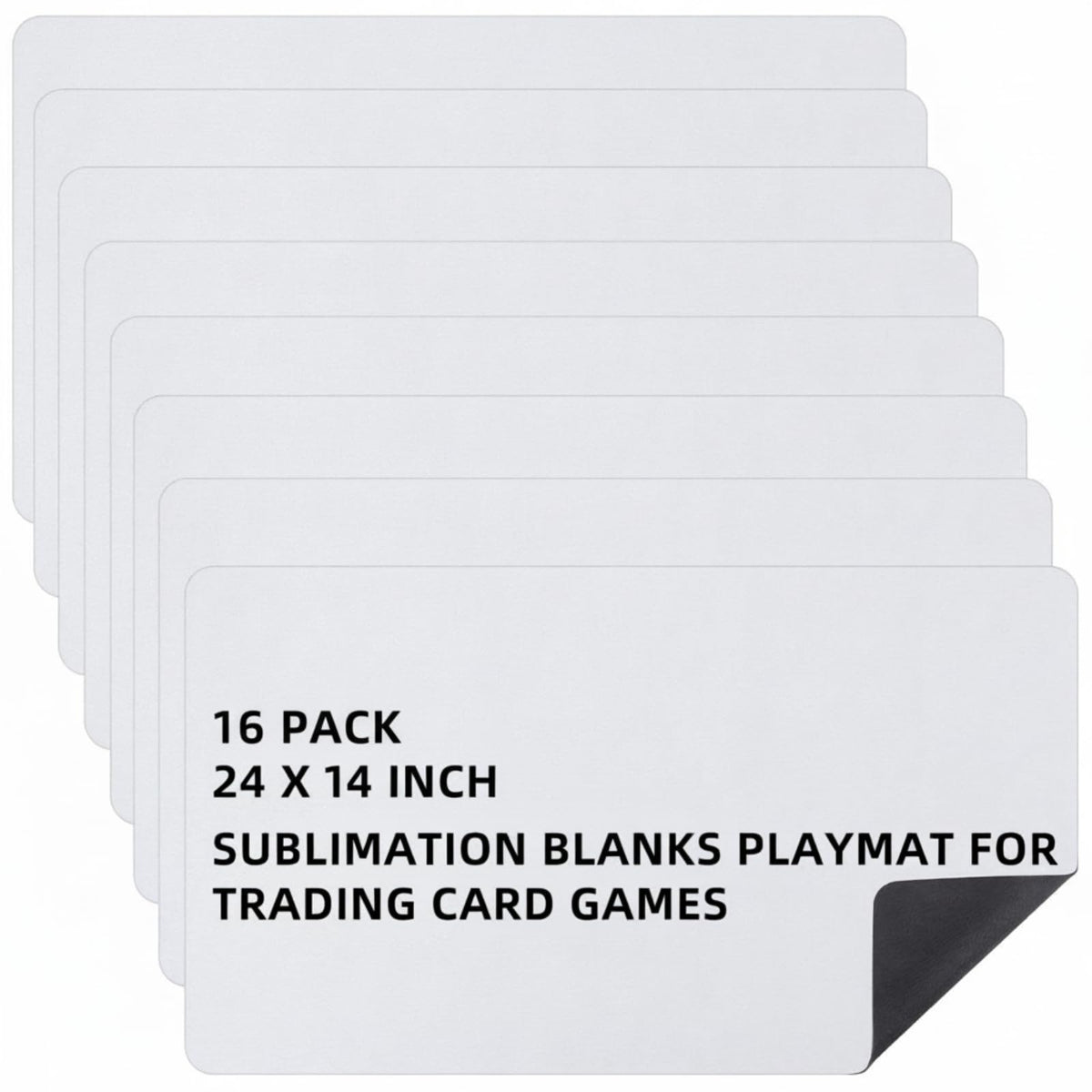 Yexiya 8-piece card game mats, 14x24 inches for organized play