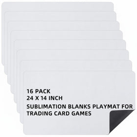 Yexiya 8-piece card game mats, 14x24 inches for organized play