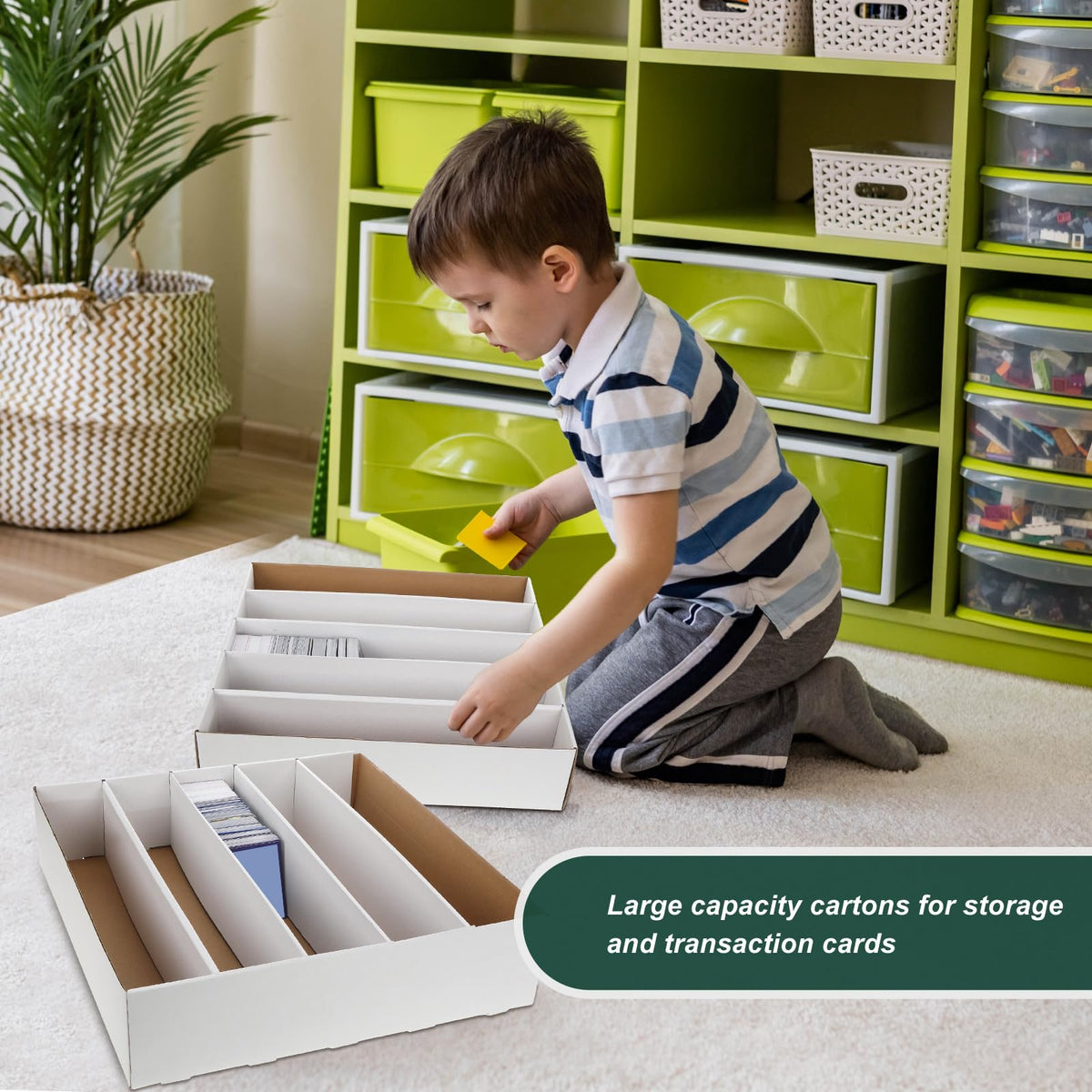 Yexiya card box easy to assemble without tools