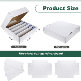 Yexiya card storage box divider system for easy sorting