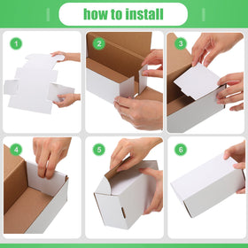 Yexiya storage box easy assembly by following crease lines.
