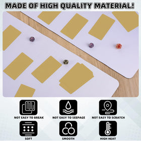 Yexiya durable rubber playmat surface protects cards during play
