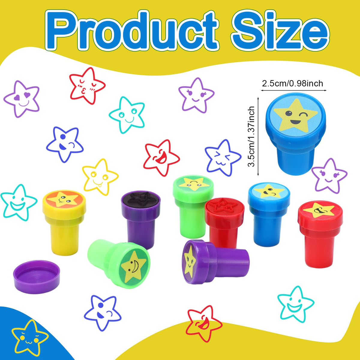 Yexiya star stampers oil-based ink prints clear for crisp results