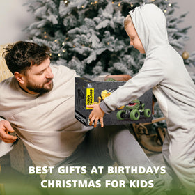 YEZI gift-ready dino car, perfect for birthdays.
