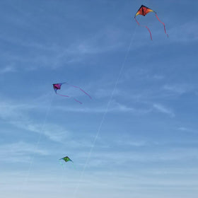 YFAFENGS delta kite ripstop material close-up emphasizing tear resistance and longevity