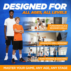 YGA Sports Silent Basketball ideal for indoor use on wood or tile.